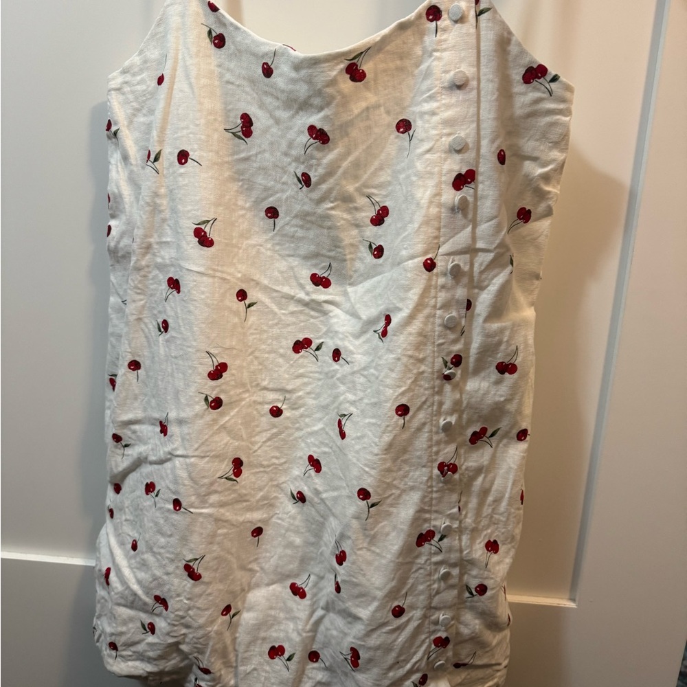 Abercrombie & Fitch Cherry Romper Dress